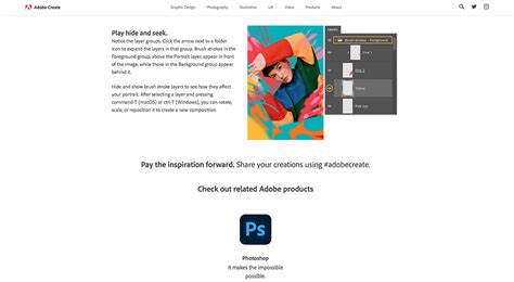 Adobe Create 的图像结果