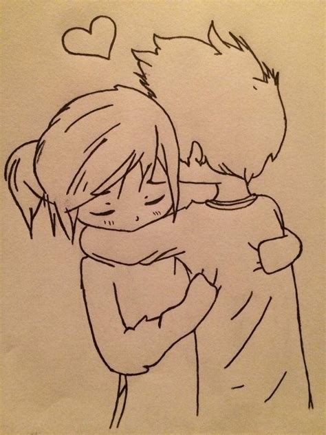 couple drawing cute