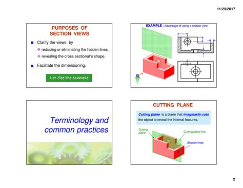 Engineering Drawing Section View 的图像结果