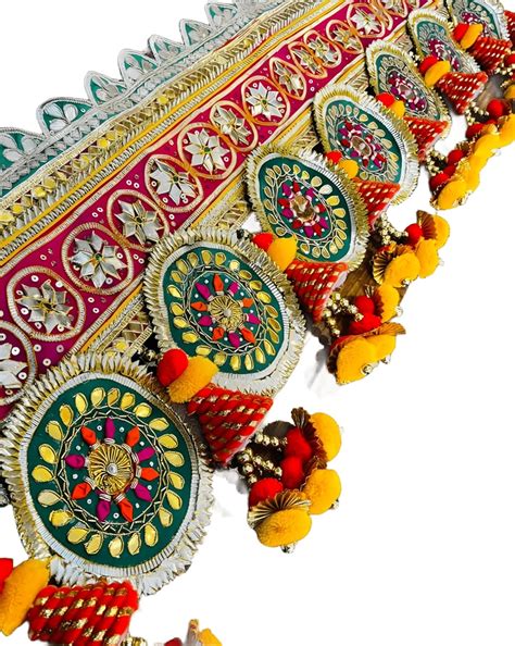 Hand Crafted Gota Toran for Festival Home Decoration. Assorted - Seeds ...