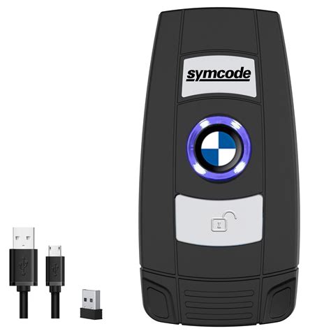 Buy Symcode Bluetooth Barcode Scanner 1D Laser Wireless Barcode Scanner ...