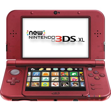 Nintendo 3DS XL Handheld Gaming System REDSRAAA B&H Photo Video