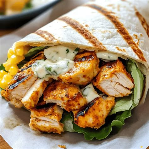 Grilled Chicken Wrap – Easy Meal Taste