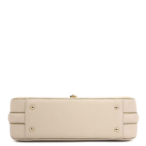 Small Wax Leather Baguette - Marshmallow – Da Milano