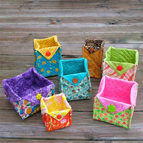 Fabric Boxes Tutorial 的图像结果
