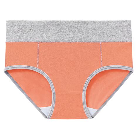 Licogel Women Underpants Cotton Simple Skin Friendly Brief Panty Brief ...