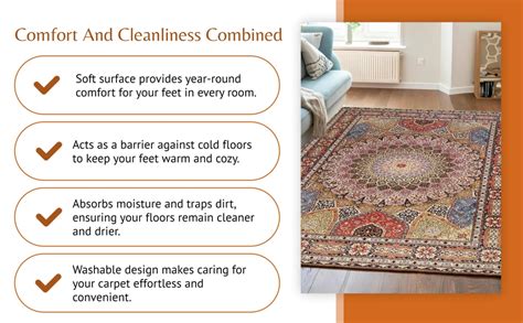 Buy ishro home 5x7 Feet 3D Jet Multi Printed Carpet Rug Runner and ...