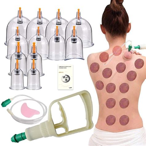 AIKOTOO Cupping Therapy Sets,12 Cups Hijama Cupping Set with Pump for ...