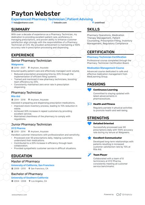 Pharmacy Tech Resume Best Pharmacy Technician Resume Examples And
