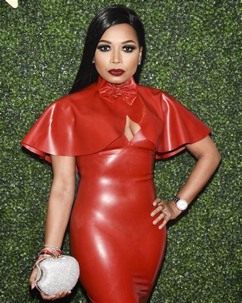 Image of: Red latex dress with cape