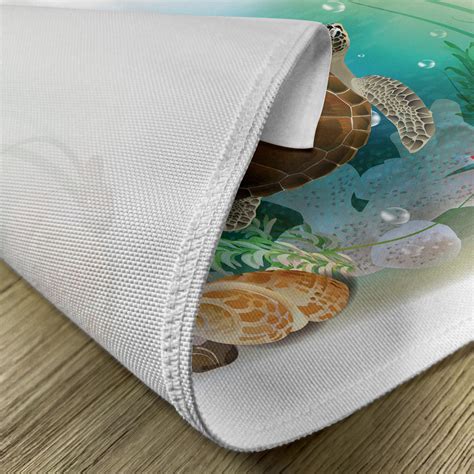Ocean Placemats Set of 4 Sea Turtle Swims in the | Ubuy India