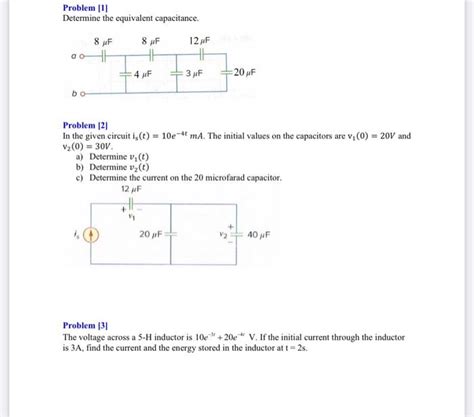 Image result for Equivalent Capacitance Problem Diagram