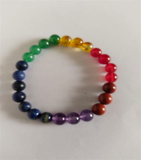 Buy Natural Stone Seven Chakra Bracelet online