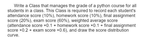 Python Program Calculate Your Course Grade 的图像结果