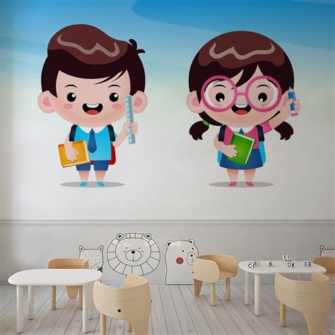 Students Vector School Wallpaper – Myindianthings