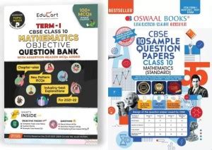 Educart TERM 1 MATHEMATICS MCQ Class 10 Question Bank Book 2022 (Based ...