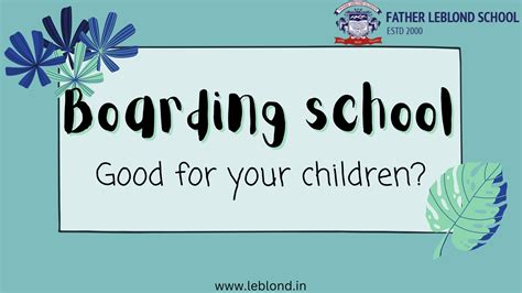 What Is Boarding School Good For at Eleanor Wilkerson blog