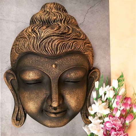Buy Buddha Face Wall Hanging 27 Inch Online at Best Prices