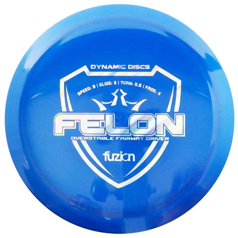 Dynamic Discs Fuzion Felon 170-172g Fairway Driver Golf Disc [Colors ...