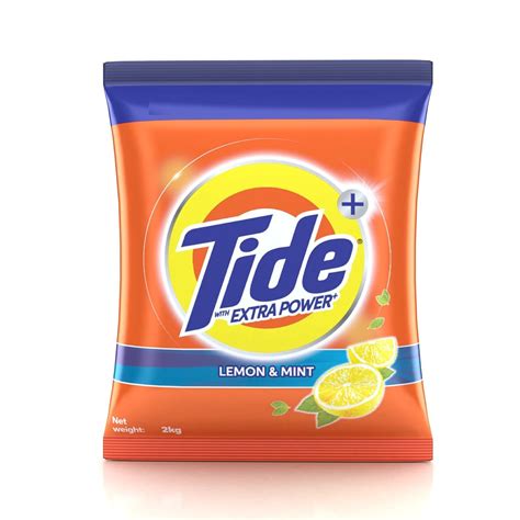 Tide Plus Detergent Washing Powder - with Extra Power Lemon and Mint ...