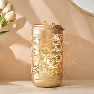 Buy Home Centre Aerin Metal Cut-Out Detailed Hanging Lantern Online at ...