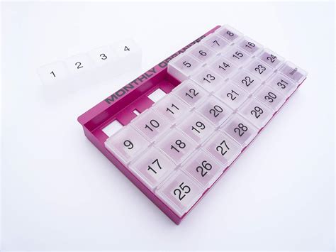 PromedSupplies 31 Day Pill Organizer | 1 per Day, 4 Week, 31 India | Ubuy