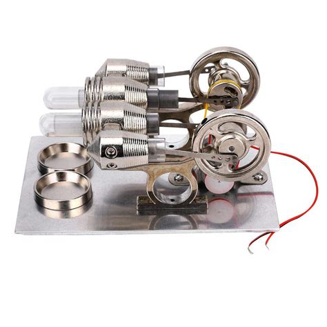 Mini Stirling Engine Physics Model Four Cylinder External Combustion ...