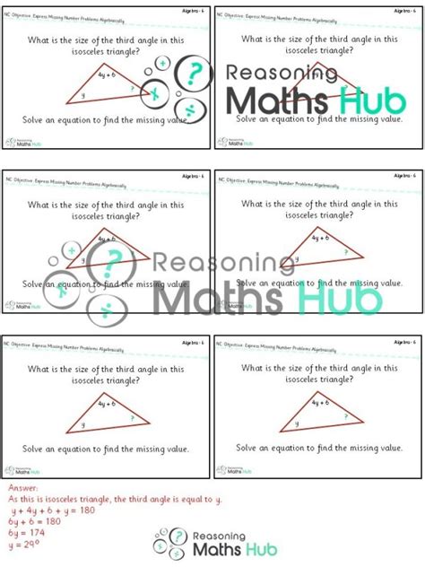 Express Missing Number Problems Algebraically 的图像结果
