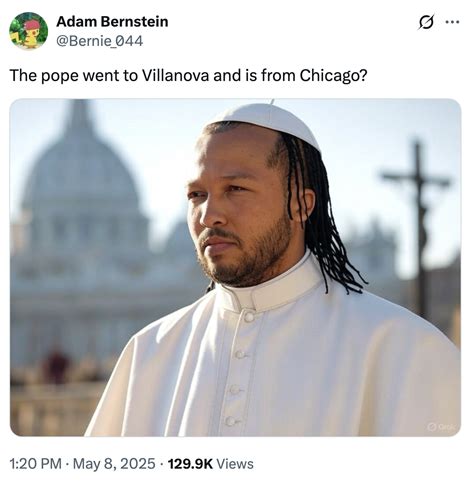 The pope went to Villanova and is from Chicago? | Pope Leo XIV Chicago ...