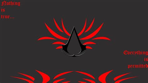 Assassins Creed Logo Wallpaper Nothing Is True Everything Is Permitted