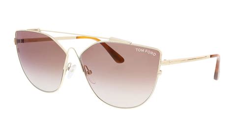 Buy Tom Ford UV Protected Rose Gold Cat Eye Full rim Sunglasses for ...