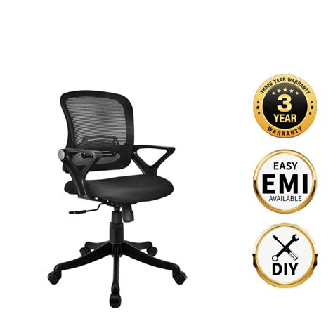 Buy Claret Mesh Back Chair For Office Online | Work from home ...