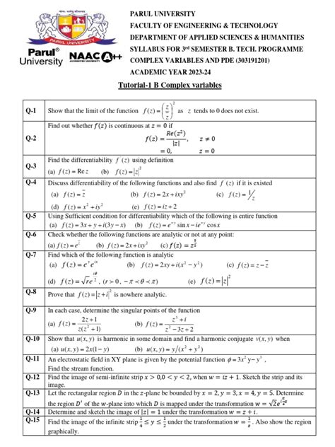 Complex Variables Engineering Mathematics 的图像结果