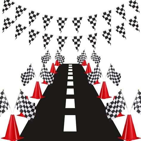 Skylety Traffic Cones, Checkered Flags & Racetrack India | Ubuy