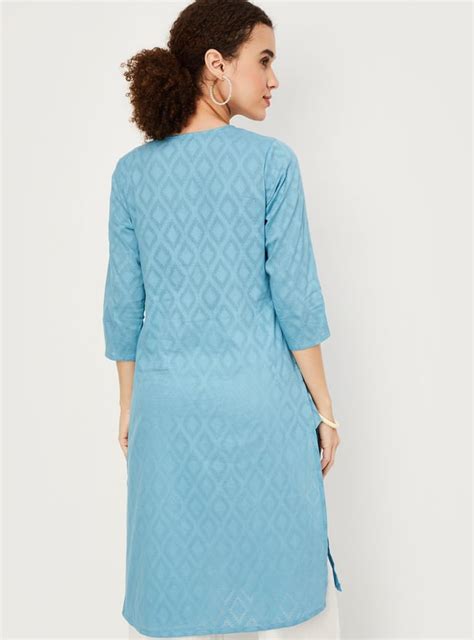 Buy Women Embroidered Straight Kurta Online at just Rs. 699.0 ...
