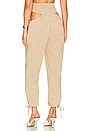 h:ours Suki Cutout Jogger in Khaki | REVOLVE
