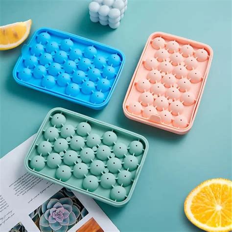 NATURALLY YOURS Silicone 25 Cavity ICE Ball Tray 190 X 130 X 25 MM