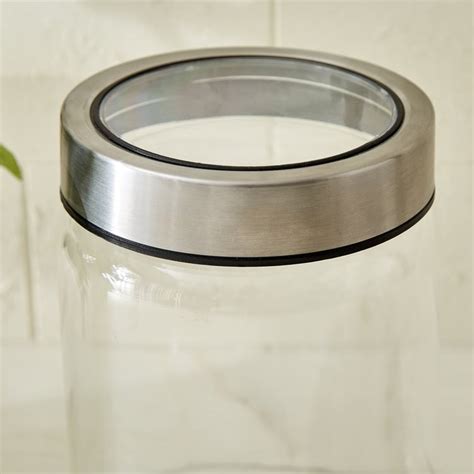 Buy Palestine Lumina Borosilicate Glass Jar with Lid - 1350ml from Home ...