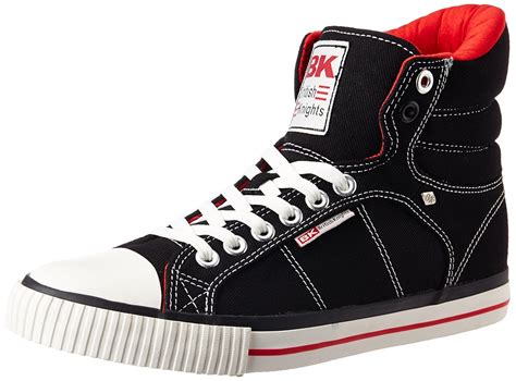 Buy British Knights Men's Atoll Black and Red Sneakers at Amazon.in