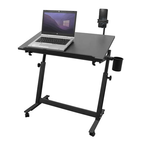 Isomars Multipurpose Laptop Table Study Desk Drawing Table, Caster Loc