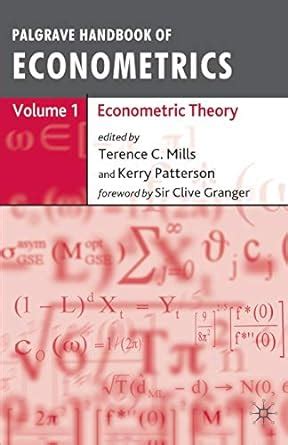 Buy Palgrave Handbook of Econometrics: Volume 1: Econometric Theory ...