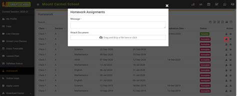 How student can view homework list? - Smart School : School Management ...