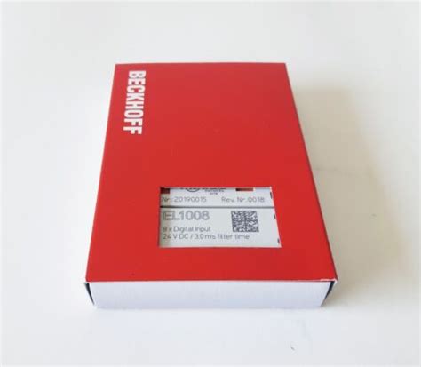 NEW - BECKHOFF EL1008 EtherCAT Terminal, 8-channel | Ubuy India