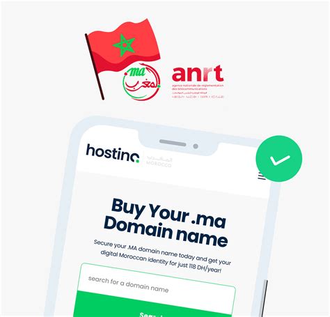 Ma domain name Morocco | Official Registrar - Only 118 Dhs