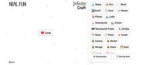 Comment créer et obtenir l’amour dans Infinite Craft