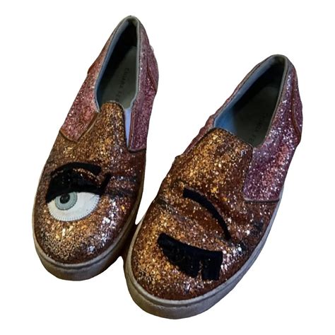Glitter mules & clogs Chiara Ferragni Multicolour size 38 EU in Glitter ...