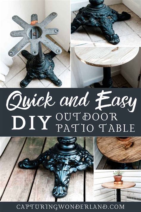 Image result for DIY Patio Table