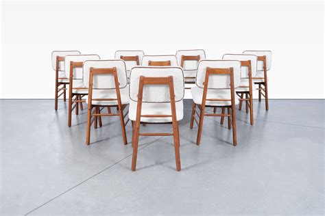 Mid-Century Walnut Dining Chairs by Greta M. Grossman for Glenn of California For Sale at 1stDibs