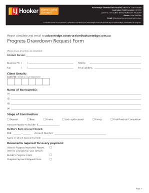 Fillable Online 9-5685NRE22829297x210Progress Drawdown Request Form1A ...