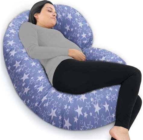 COOZLY C Shaped Pregnancy Pillow | Maternity Pillow|100% Cotton ...